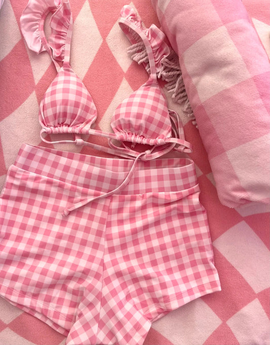 A Pink gingham moment Shell And Shore