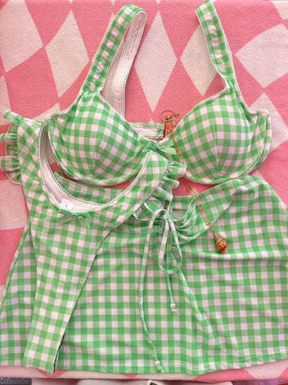 A green gingham moment Shell And Shore