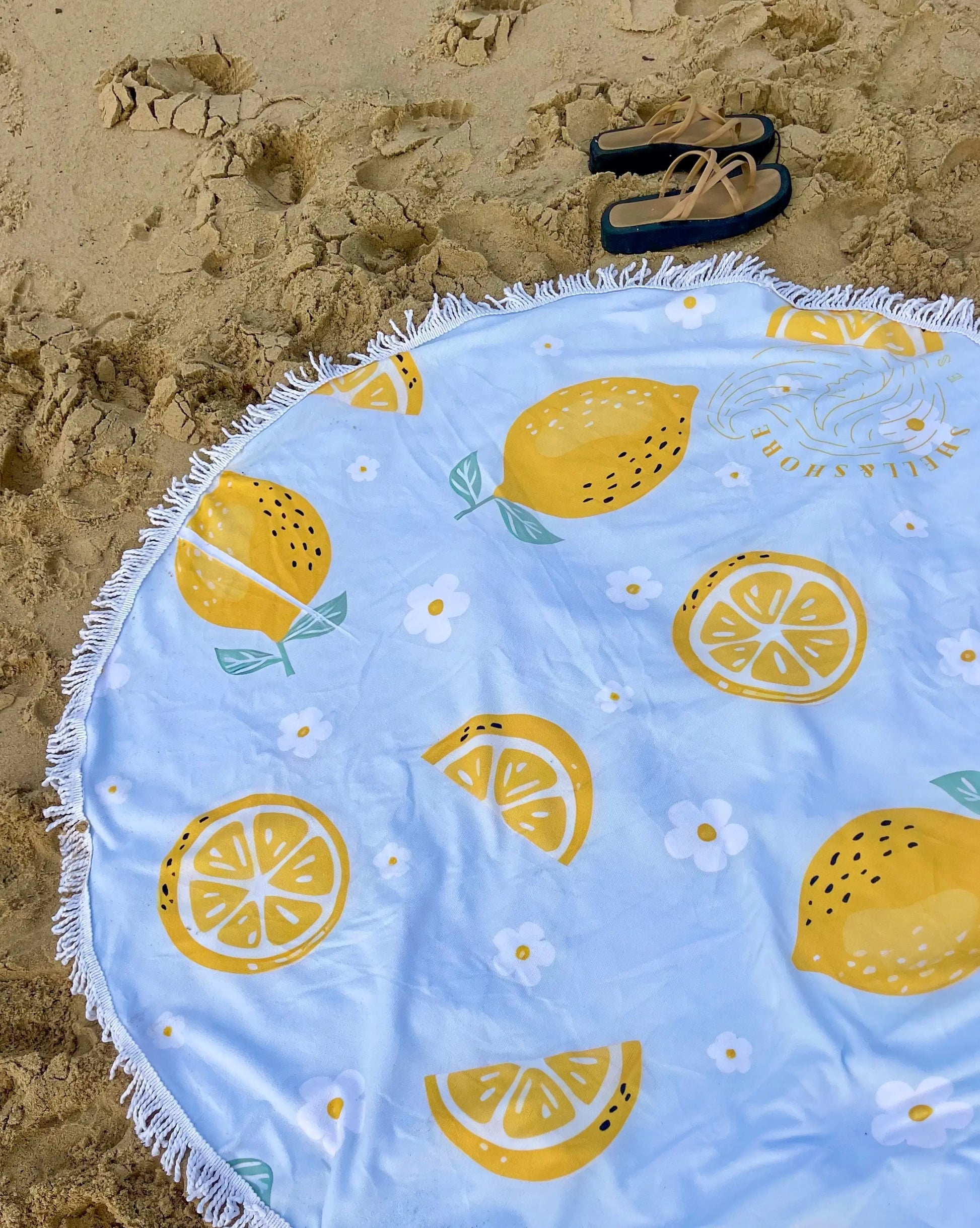 Amalfi Beach Towel Shell And Shore