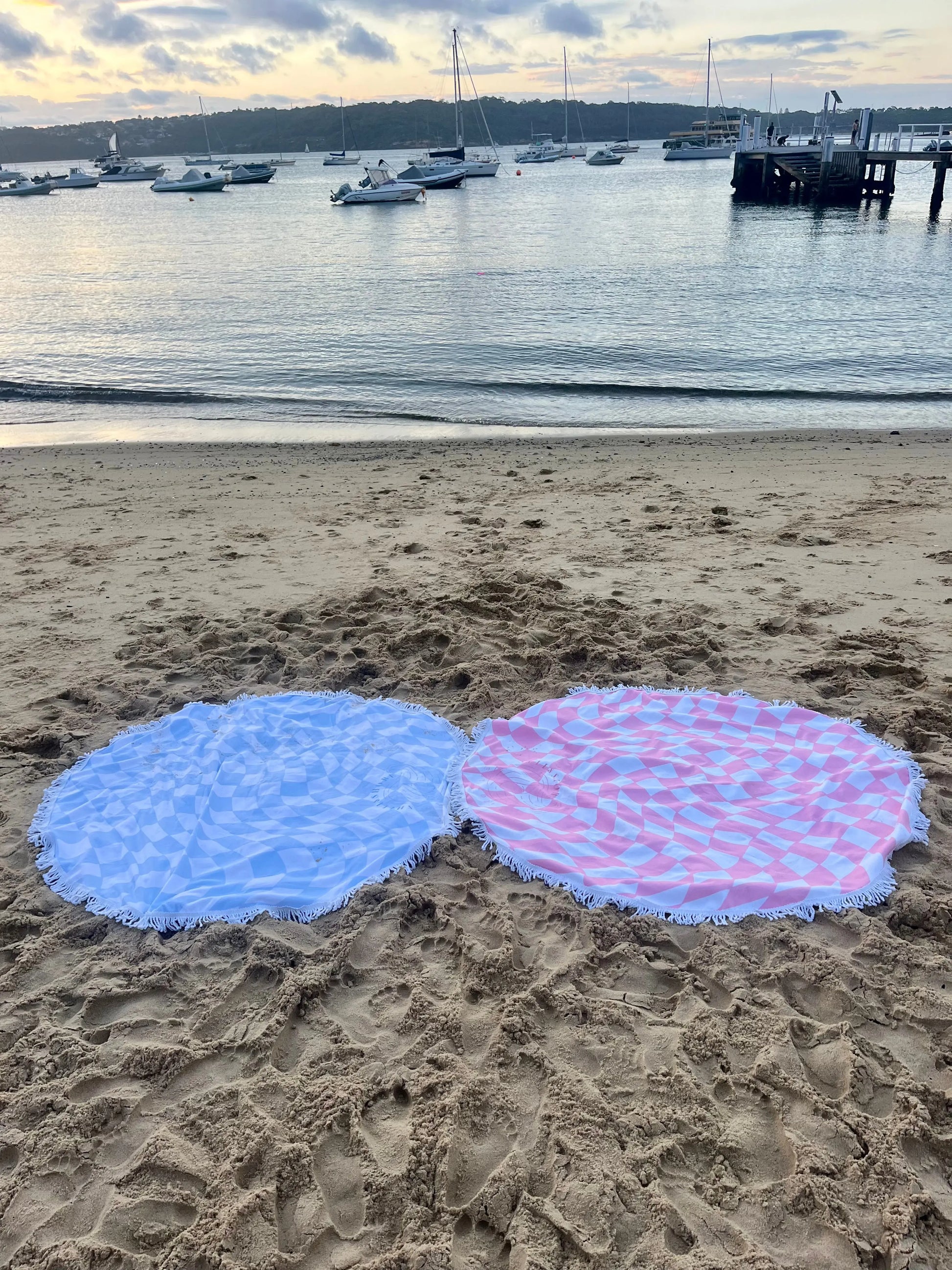 Blue Illusions Beach Towel Shell And Shore