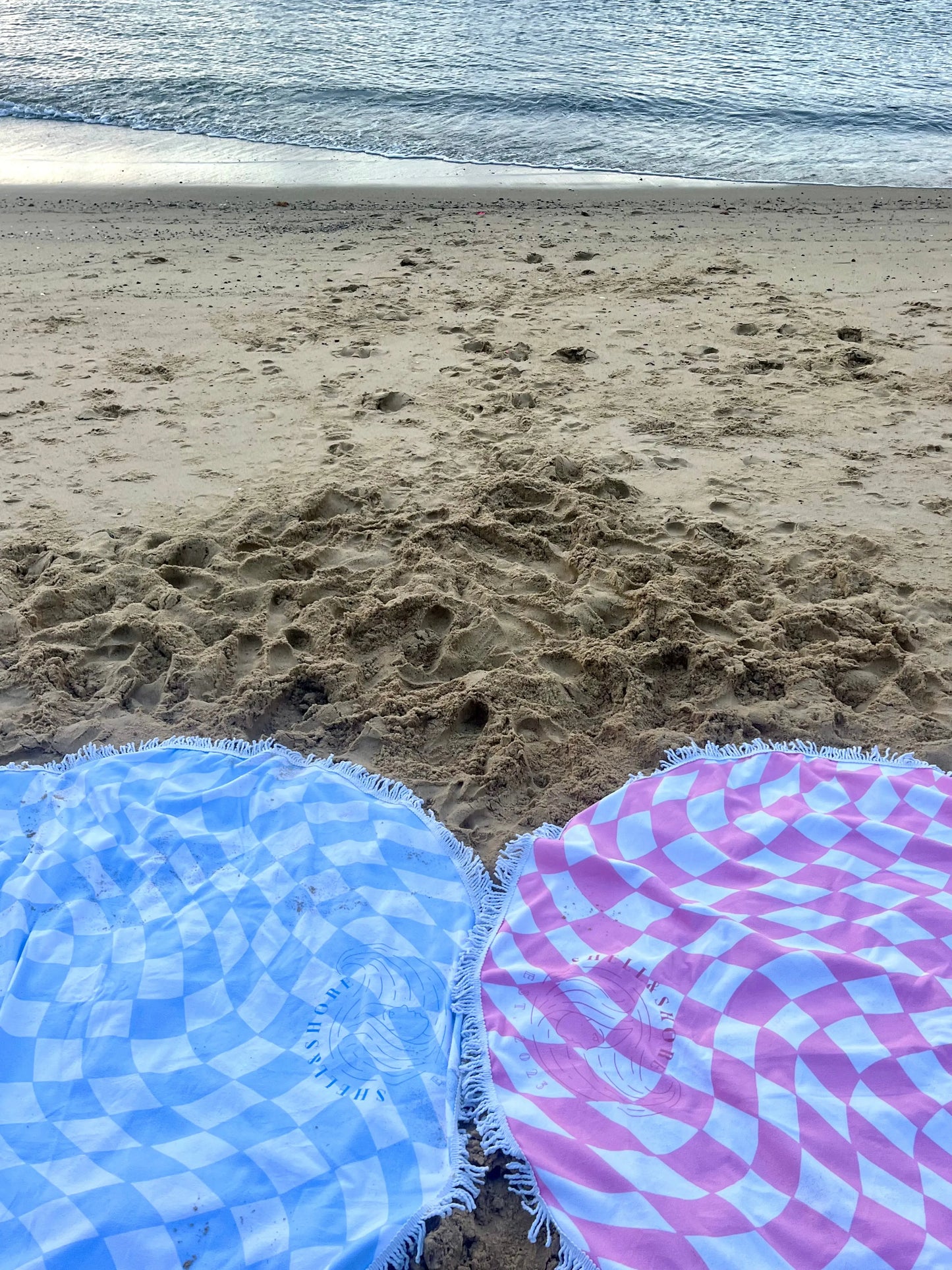 Blue Illusions Beach Towel Shell And Shore