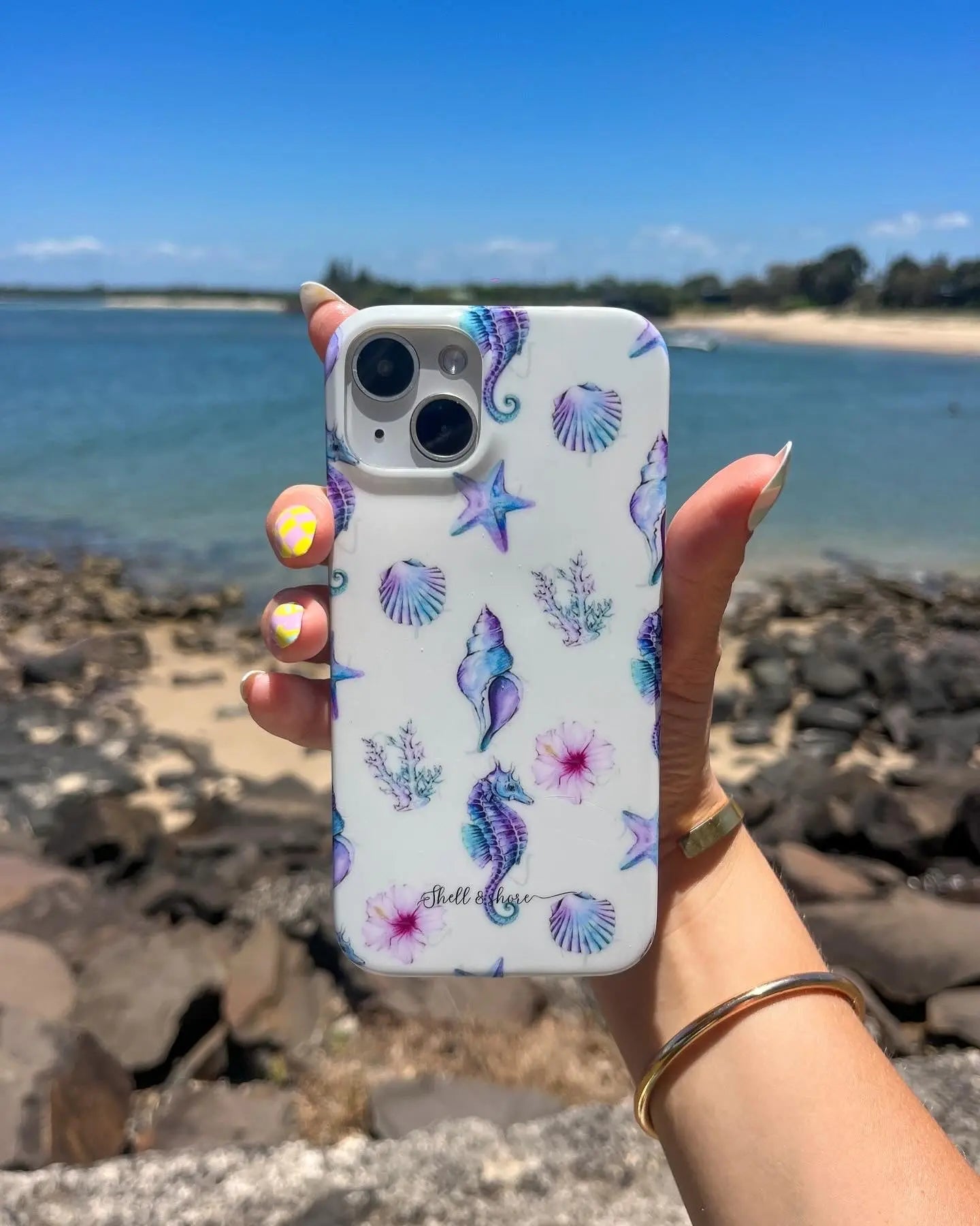 Floral Reef iPhone case Shell And Shore