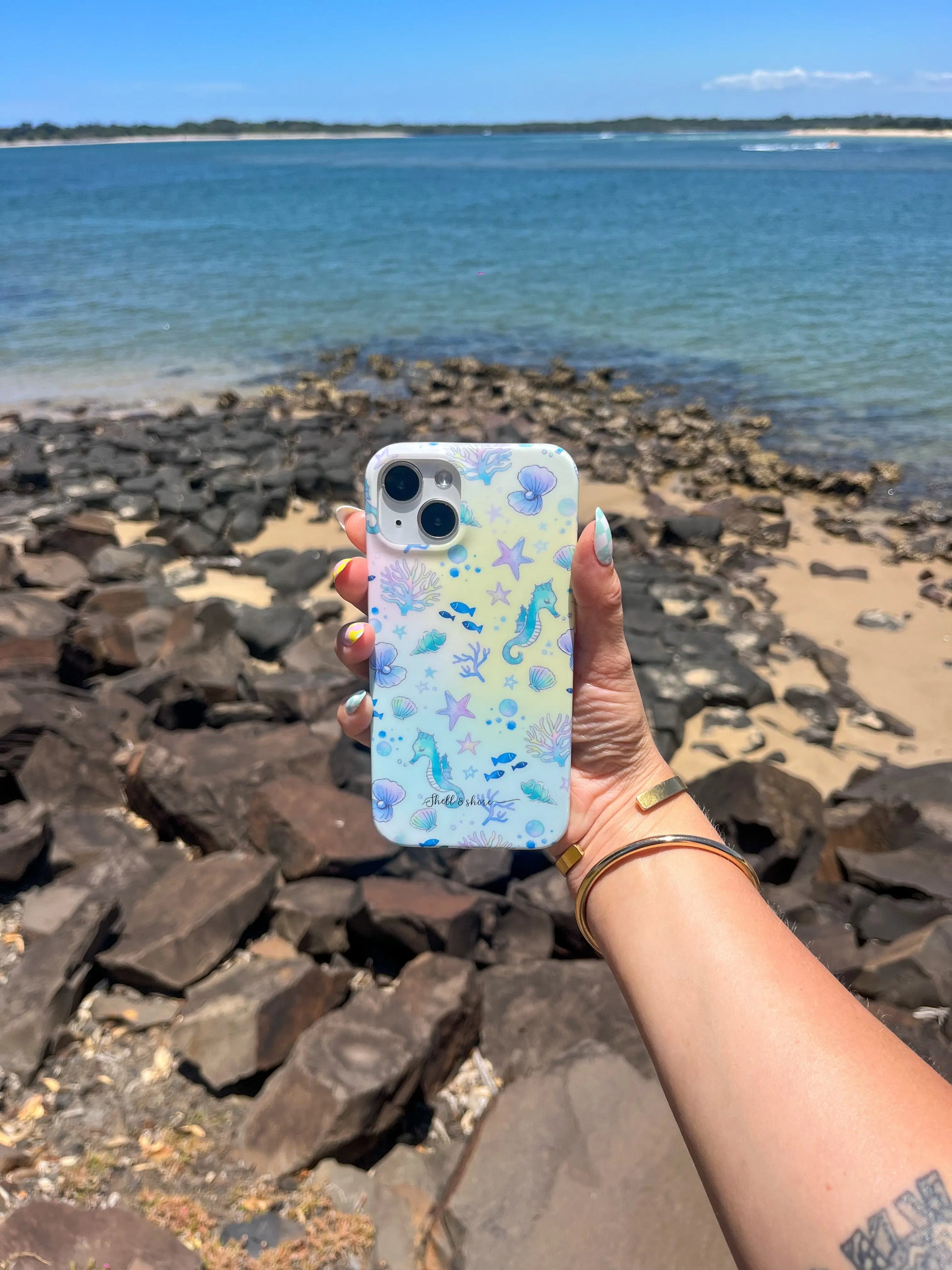 Marine Treasures iPhone Case Shell And Shore