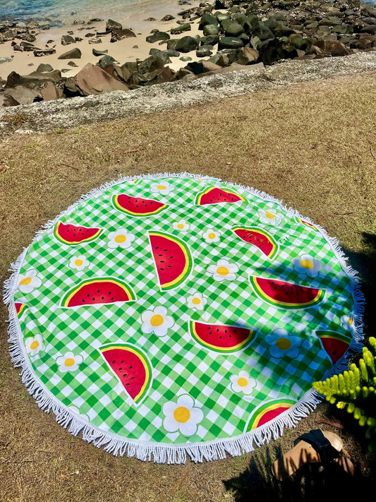 Melon Dreams Beach Towel Shell And Shore