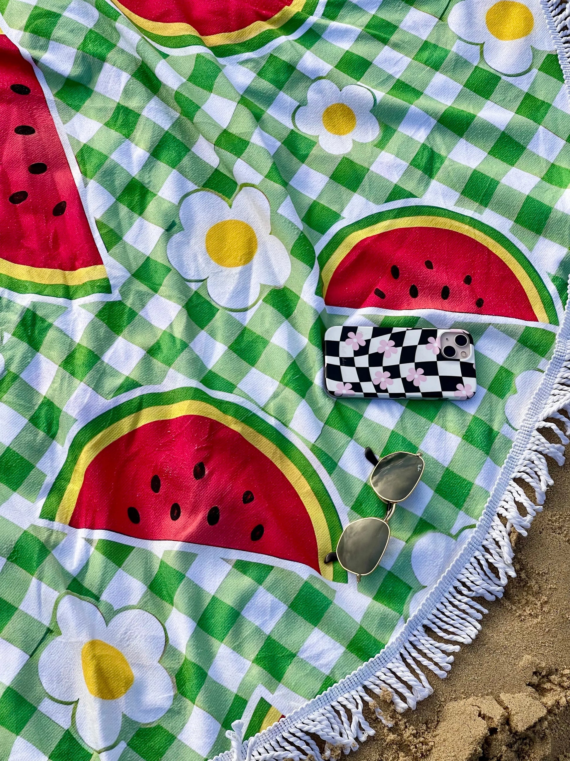 Melon Dreams Beach Towel Shell And Shore