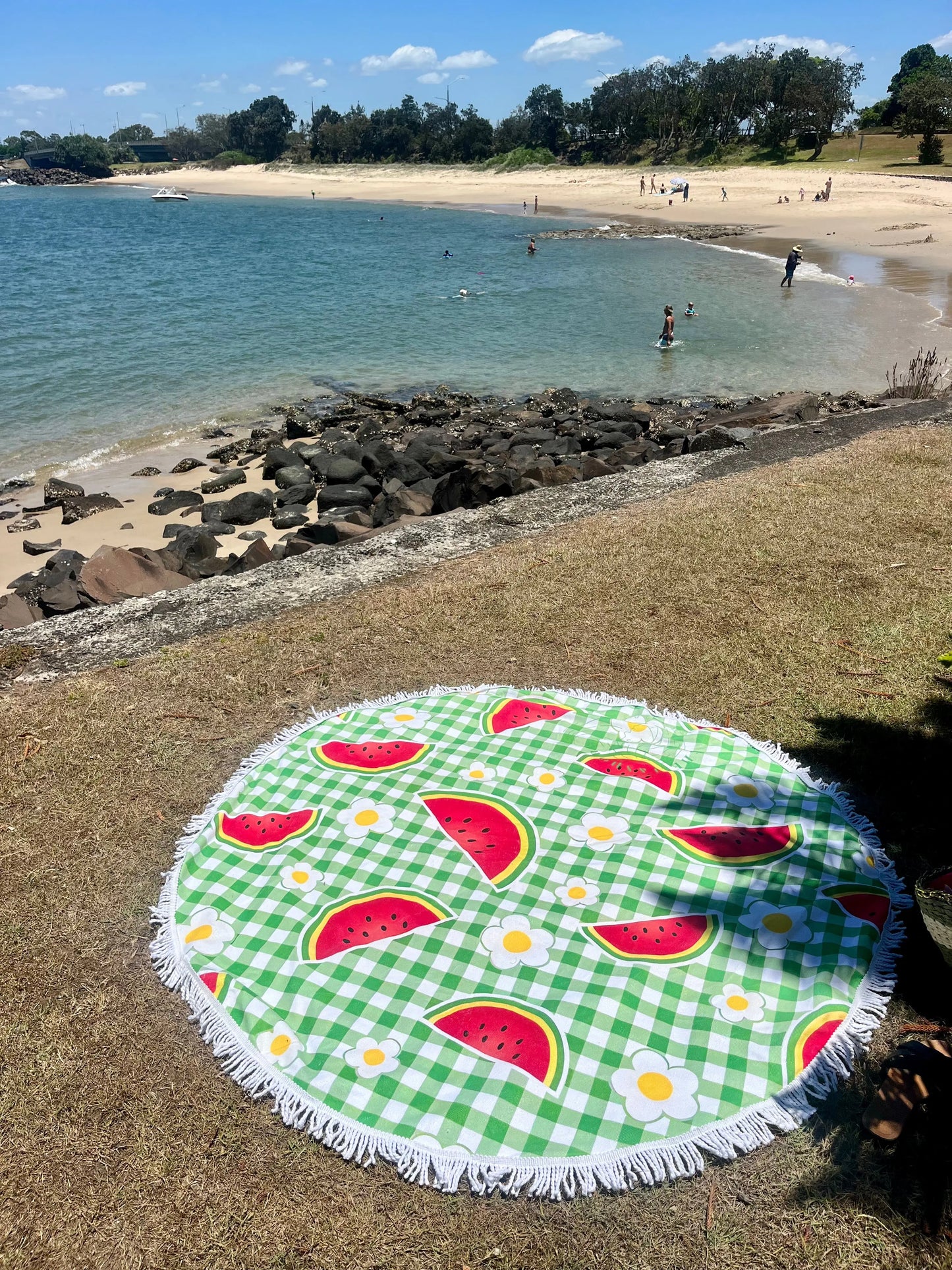 Melon Dreams Beach Towel Shell And Shore