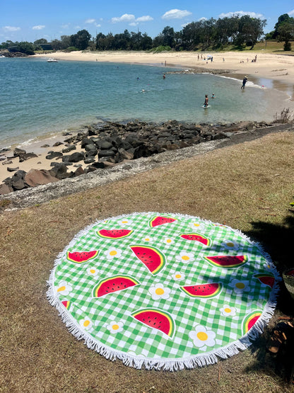 Melon Dreams Beach Towel Shell And Shore