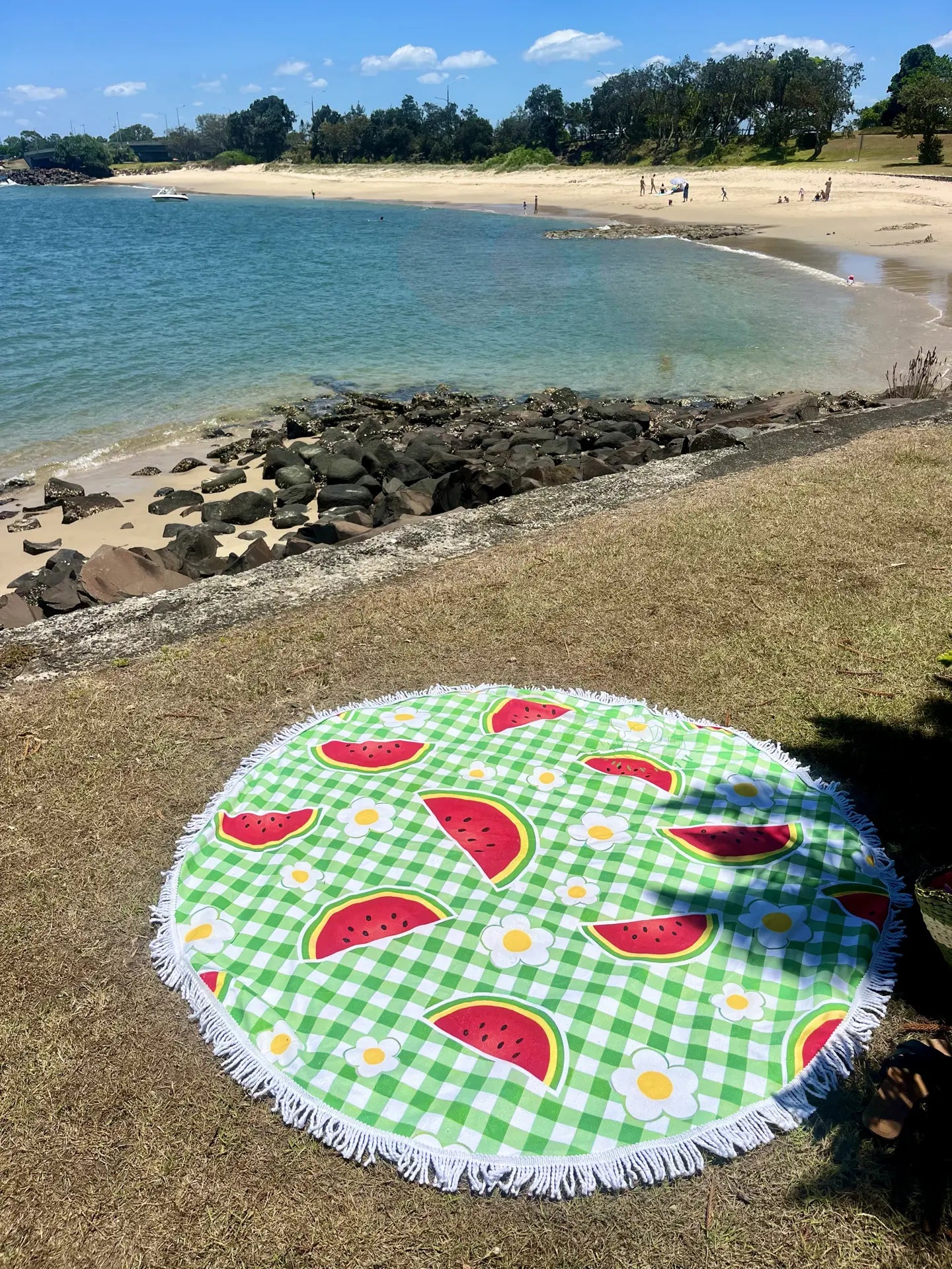 Melon Dreams Beach Towel Shell And Shore