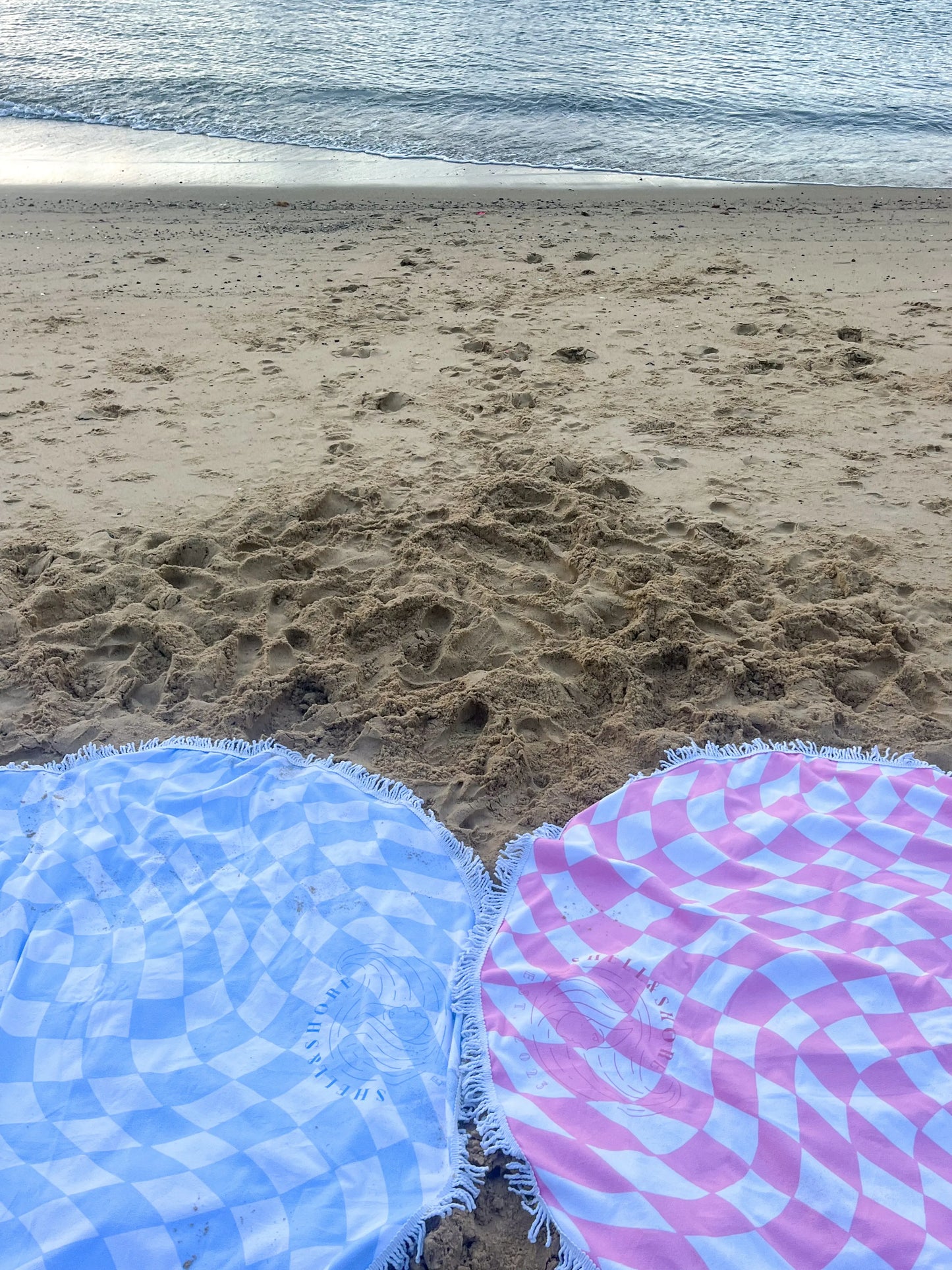 Pink Illusions Towel Shell And Shore