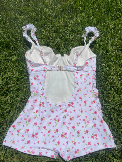 Pink Posy One Piece Shell And Shore