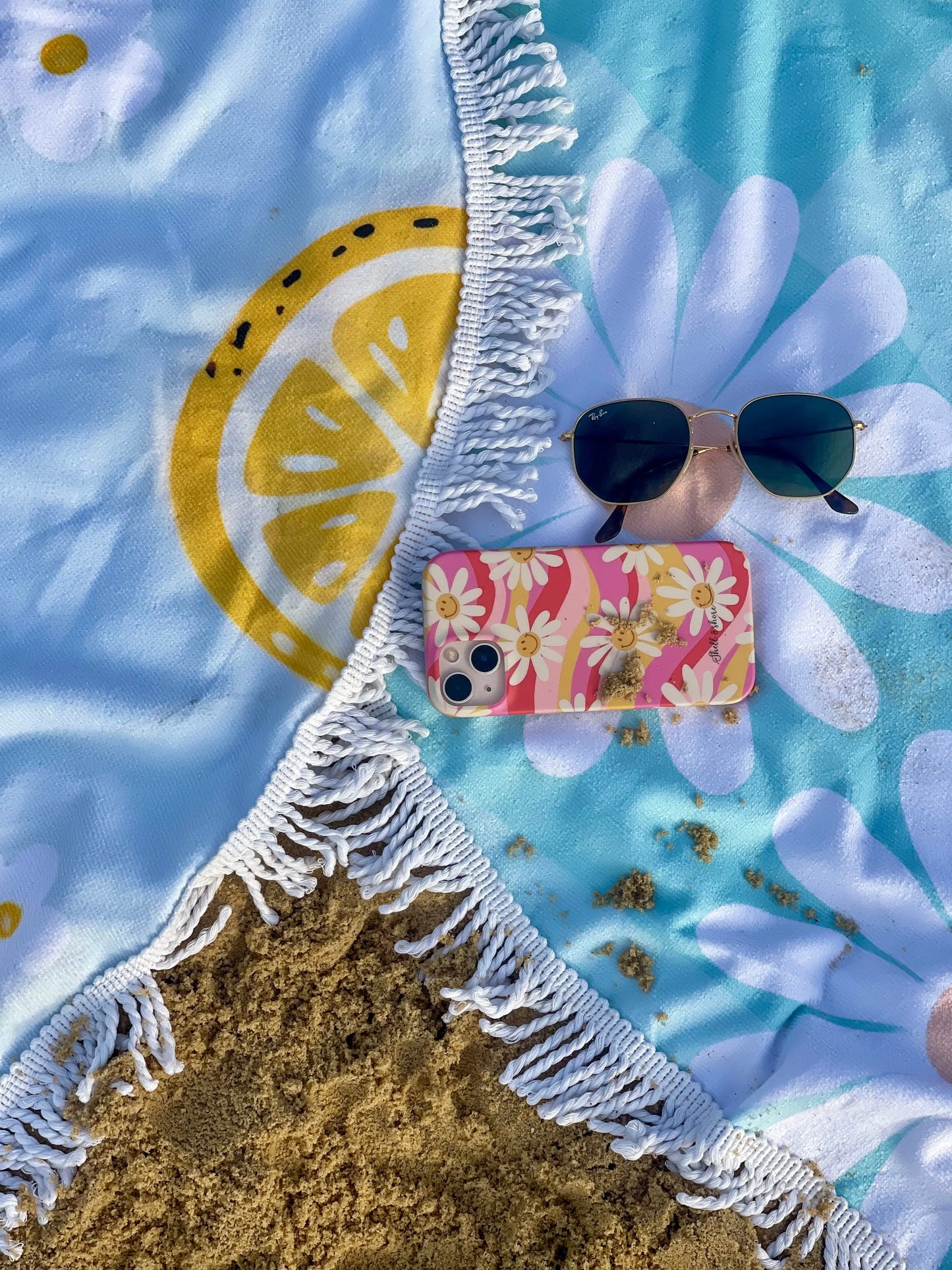 Woodstock Beach Towel Shell And Shore