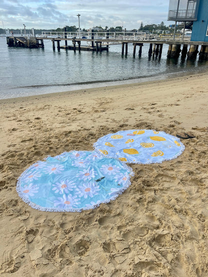 Woodstock Beach Towel Shell And Shore