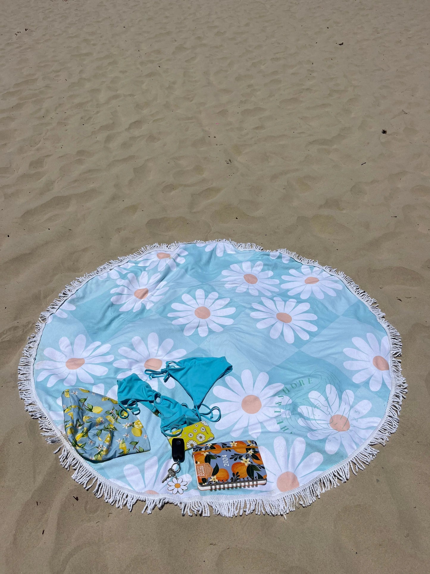 Woodstock Beach Towel Shell And Shore