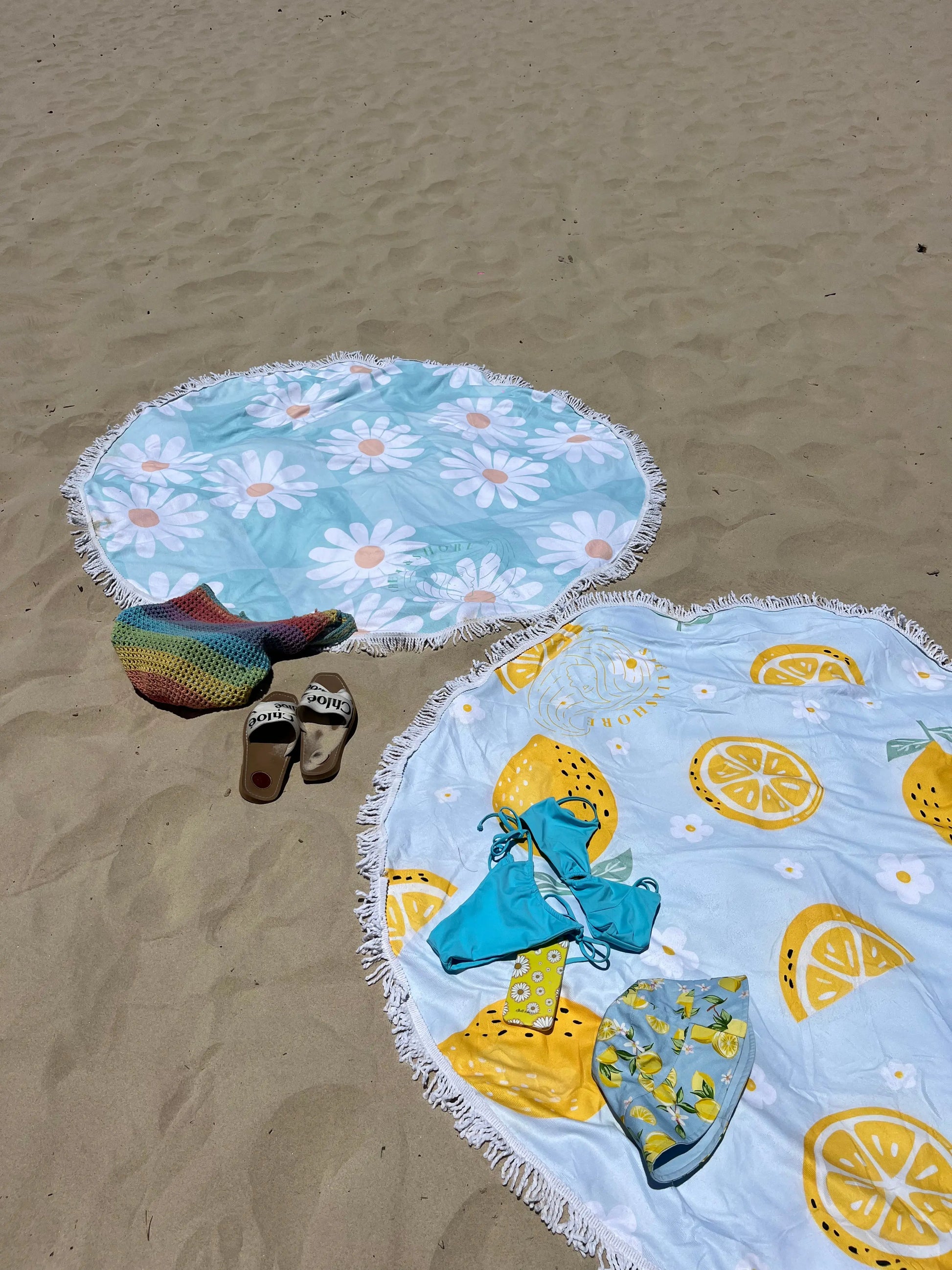 Woodstock Beach Towel Shell And Shore